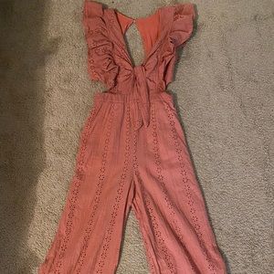 Coral jumpsuit